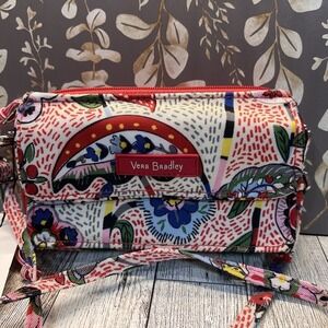 Vera Bradley Lighten Up RFID All In One Crossbody Bag Floral Paisley‎ Garden NEW